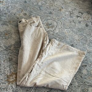 By Together Cream Wide Leg Pants